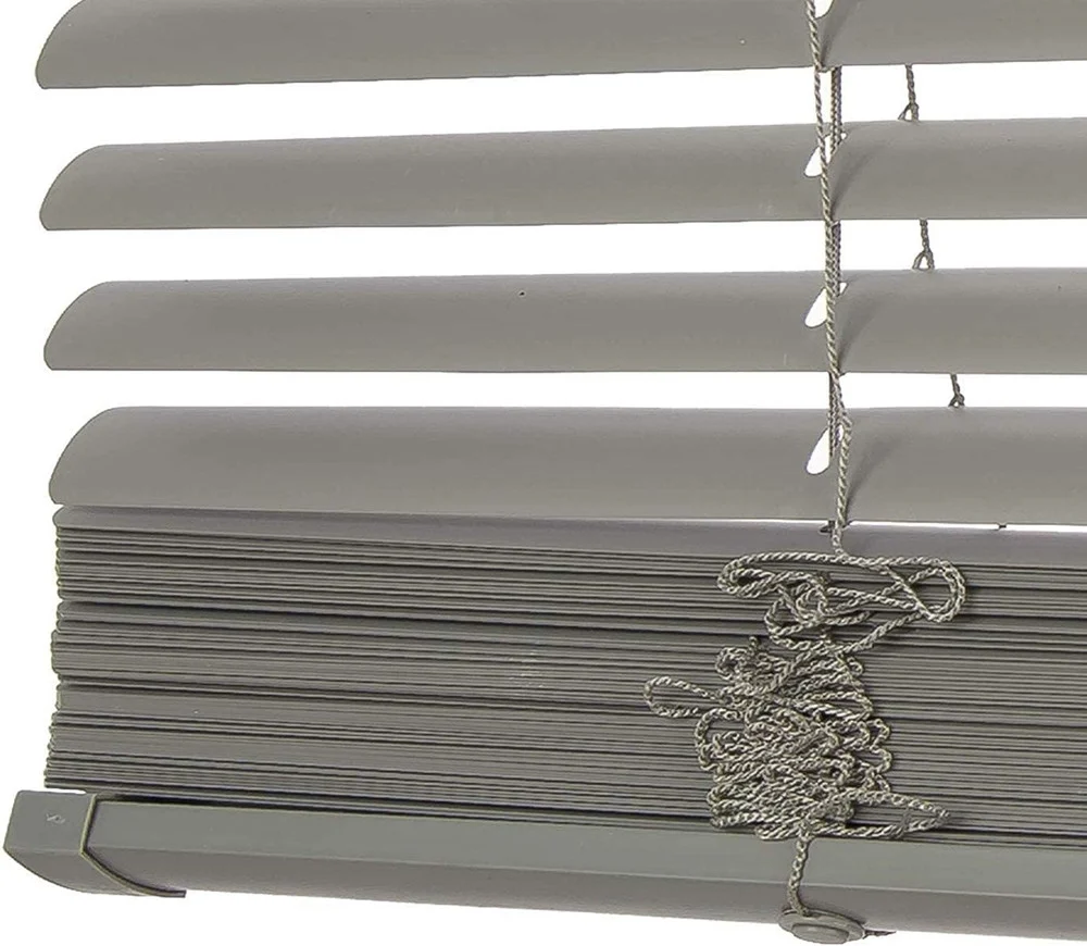 Set 2pz Tenda Veneziana 60x140cm Pvc Con Asta Casa Parasole 2 Colori 011682