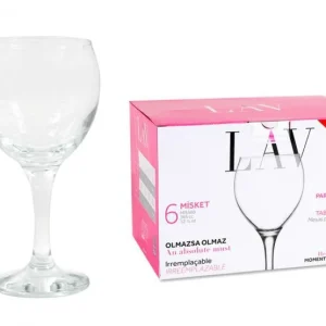 SET 6 BICCHIERE GRAN VINO 360CC "MISKET"