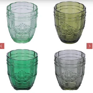 Set 4 bicchieri acqua 265 ml, Syrah Greenery