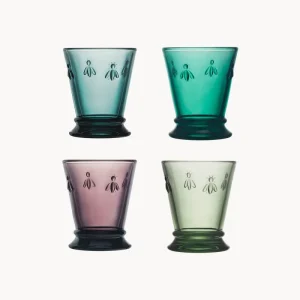 Set 4 Bicchieri acqua Abeille
