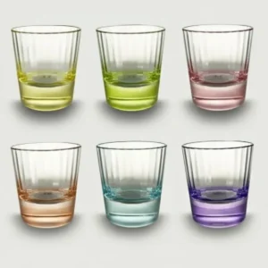 Set 6 Bicchieri Acqua "Canellato Mix Retrò" 250 cc