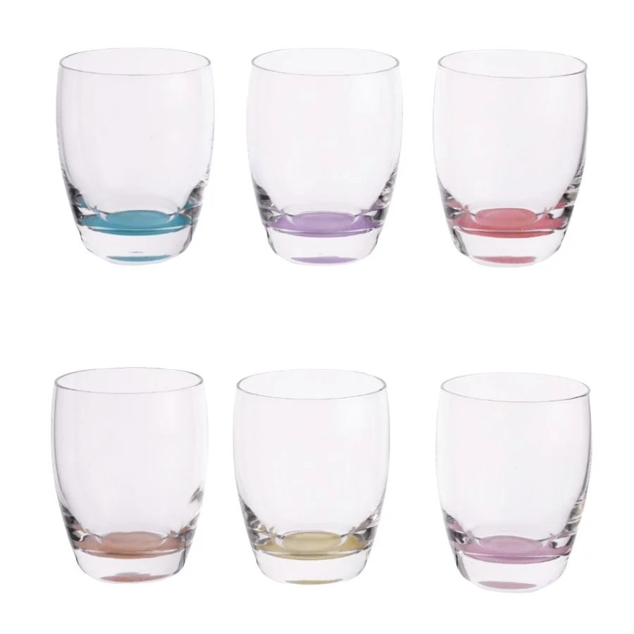 Set 6 Bicchieri Acqua "Colourful"