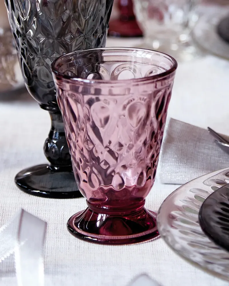 Set 6 bicchieri acqua vetro Lyonnais