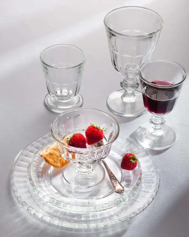 Set 6 bicchieri acqua vetro Perigord