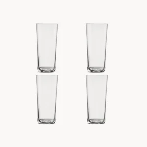 Set 4 bicchieri alti cristallo Savage