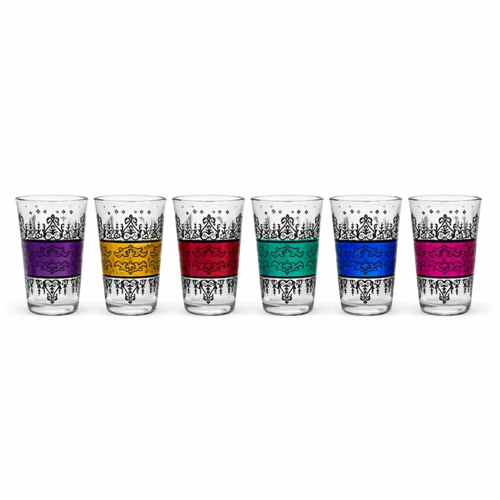 Set di 6 bicchieri da tè arabi
