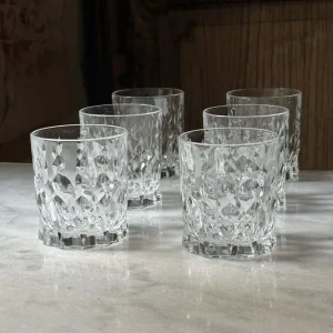 Set di 6 bicchieri bassi, design Lumiére