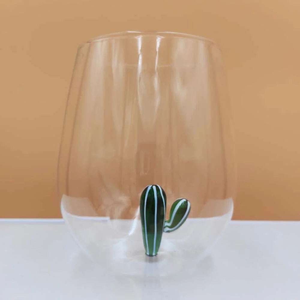 Set 4 Bicchieri Cactus 3D Fortuna
