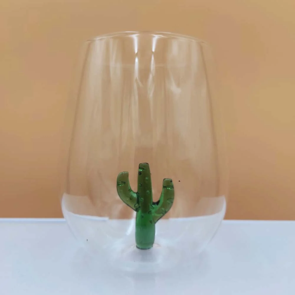 Set 4 Bicchieri Cactus 3D Fortuna