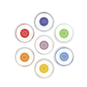 Set di bicchieri Chakra / Affermazioni Mythos