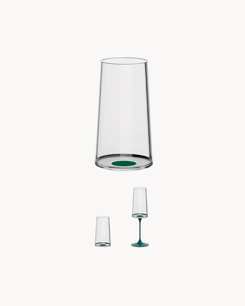 Set 2 bicchieri da cocktail/flûte cristallo SplitGlass