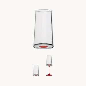 Set 2 bicchieri da cocktail/flûte cristallo SplitGlass