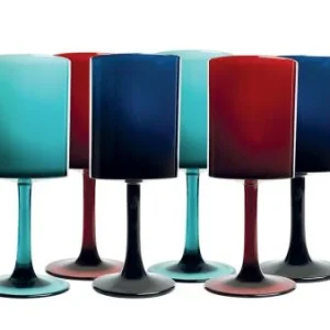 Set 6 Bicchieri Colorati "Acqua"-26103-