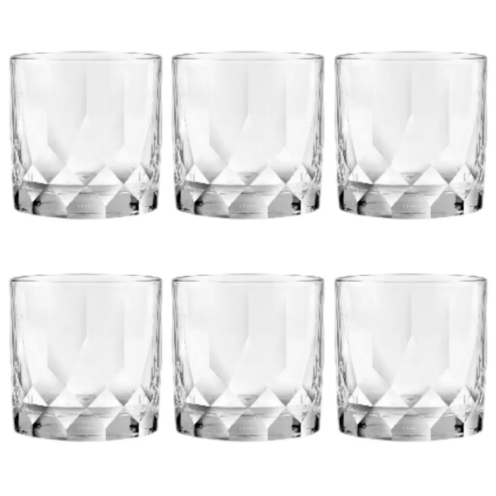 Set 12 pz. Bicchieri "Connexion Double Rock" Onlylux
