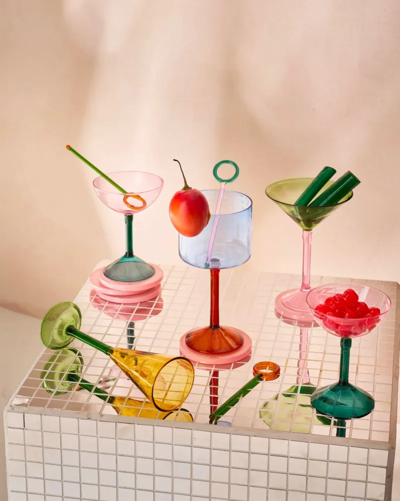 Set 2 bicchieri da Gin-tonic vetro borosilicato