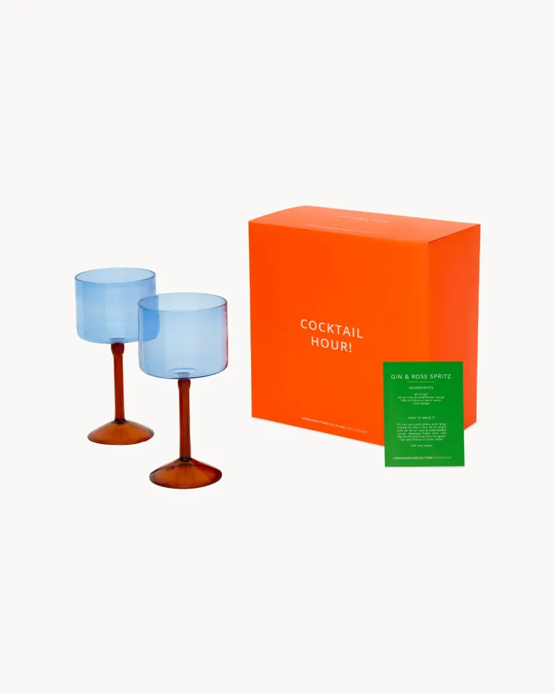 Set 2 bicchieri da Gin-tonic vetro borosilicato