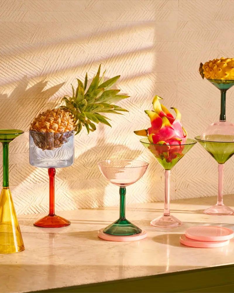 Set 2 bicchieri da Gin-tonic vetro borosilicato