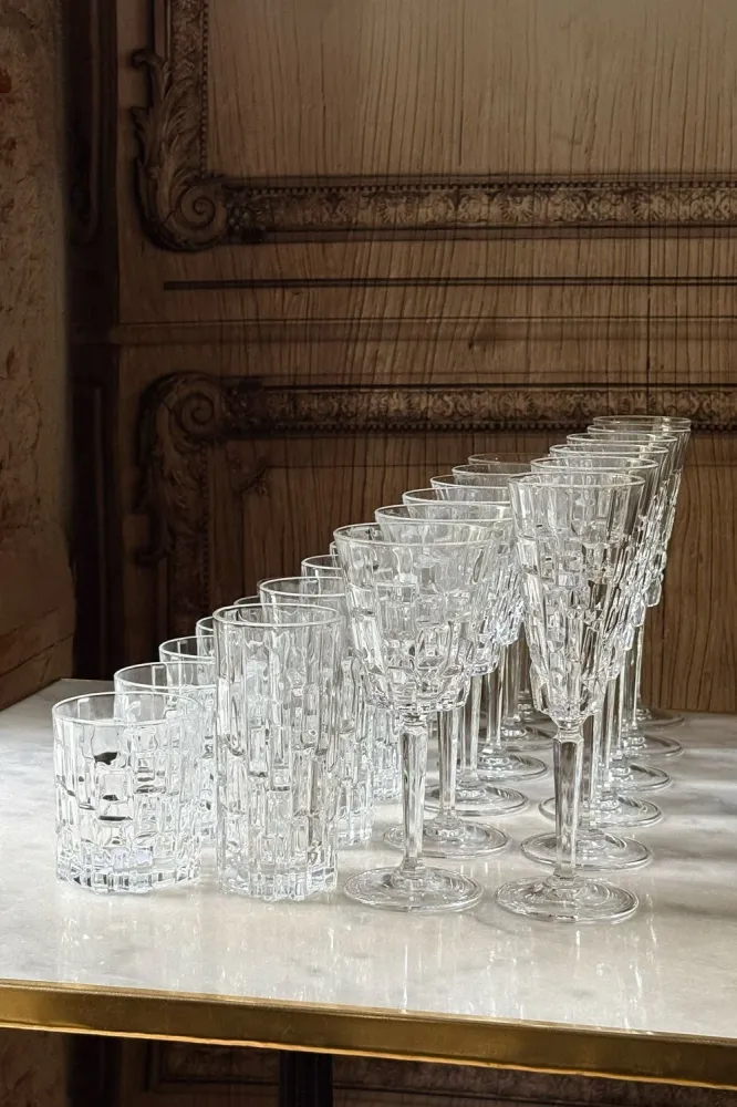 Set di bicchieri Glacial Design da 24 pezzi