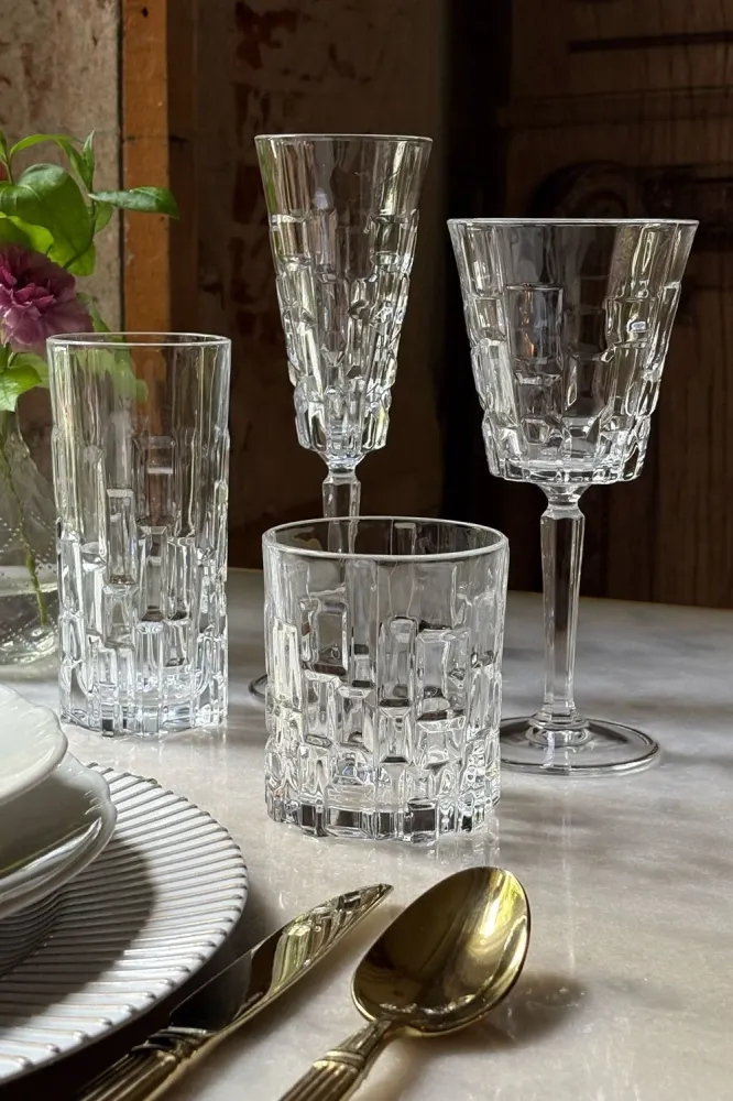 Set di bicchieri Glacial Design da 24 pezzi