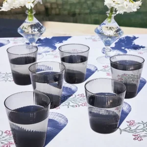 Set 6 Bicchieri Grigio Texture Cristina Oria