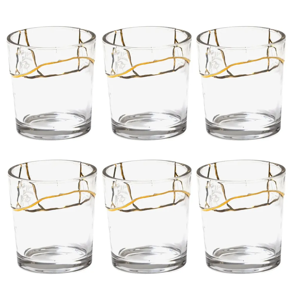 Set 6 Bicchieri "Kintsugi 03" Seletti