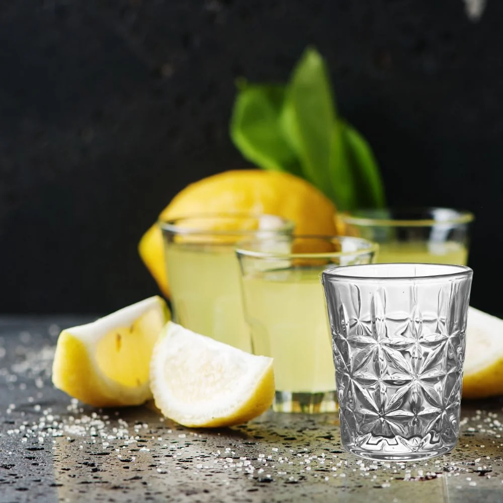 Set da 6 Bicchieri 60 ml | Limoncello | Eleganza Vetro