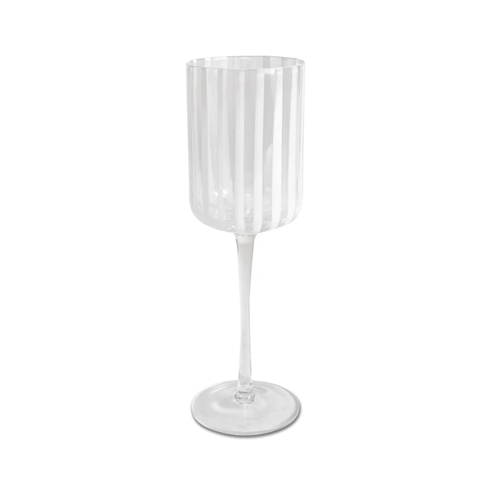 Set 36 Bicchieri "Linee Bianco" Henriette