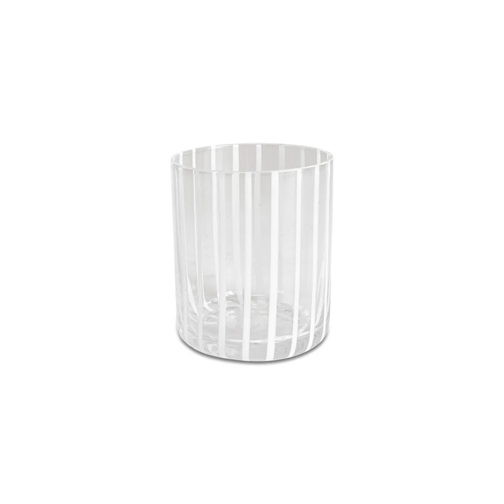 Set 36 Bicchieri "Linee Bianco" Henriette