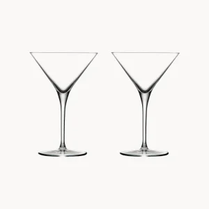Set 2 bicchieri da martini cristallo Vintage