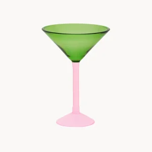 Set 2 bicchieri da Martini vetro borosilicato
