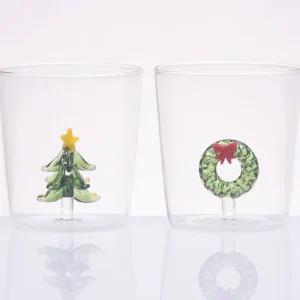 SET 2 BICCHIERI NATALIZI