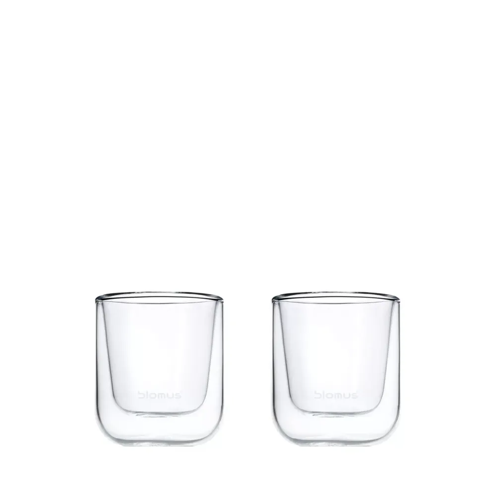 set di 2 bicchieri per espresso
