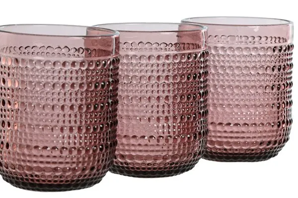 Set 6 Bicchieri Rosa Cristallo Item International | Bicchieri Eleganti 240 ml