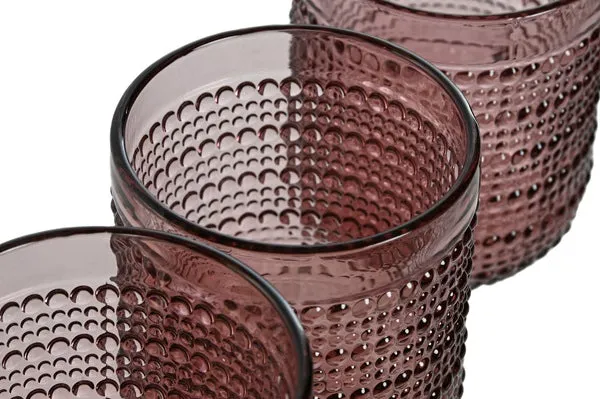 Set 6 Bicchieri Rosa Cristallo Item International | Bicchieri Eleganti 240 ml