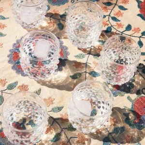 Set di 6 bicchieri sfera di cristallo