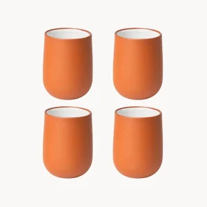 Set 4 bicchieri terracotta Earth