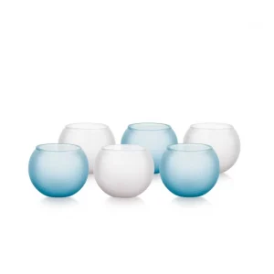 SET 6 BICCHIERI TONDI BUBBLE