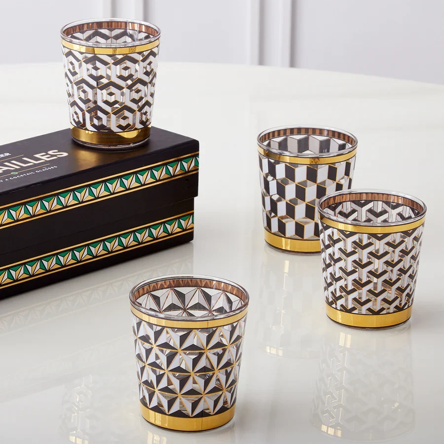 Set 4 Bicchieri "Versailles" Jonathan Adler