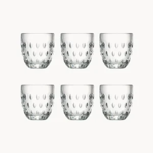 Set 6 bicchieri vetro Troquet, Amandes