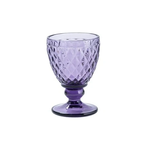 Set 6 Calici + 6 Bicchieri Bassi "Tuscany Porpora" Fade Maison