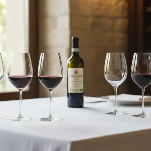 Set 6 Calici Vino Rosso 50cl Millésime – Bicchieri Eleganti Vetro Trasparente