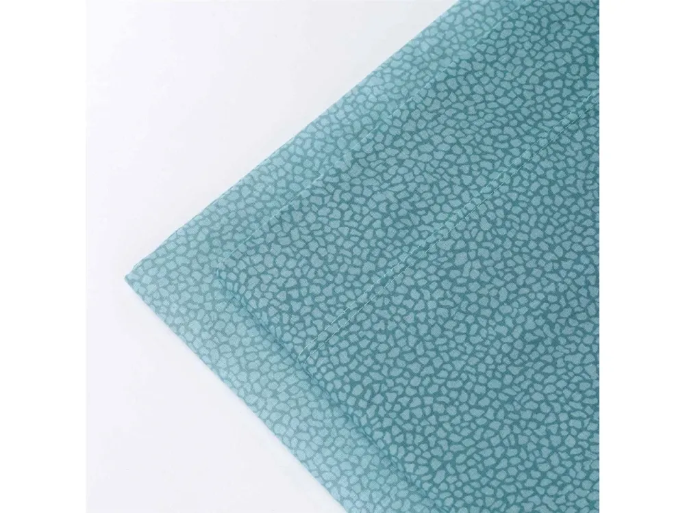 Set Completo Lenzuola Singolo Arios Pois Azzuro cielo, Puro Cotone, Linea Oro Carillo Home