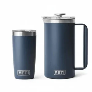 Set completo YETI French press e tumbler - Blu scuro