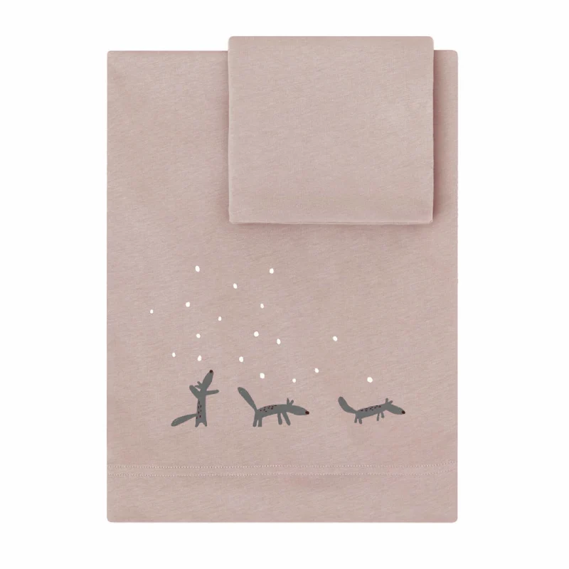 Set Lenzuola bambini PINK MOSS