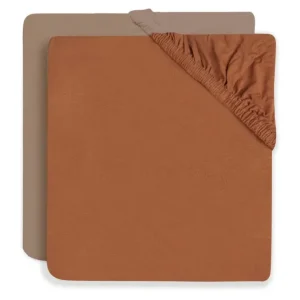 Set di lenzuola sacco 2 pezzi - Soft Jersey Caramello 60x120cm