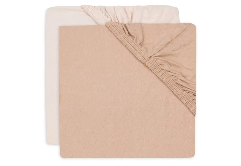 Set di lenzuola sacco 2 pezzi - Soft Jersey Blush 60x120cm