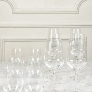 Set 12 Pezzi Bicchieri e Tazze Vetreria Sommelier