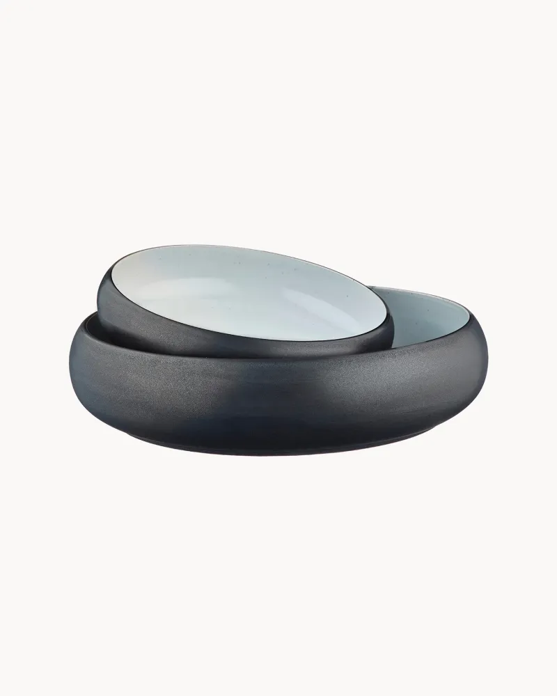 Set 2 portafrutta gres Gourmet
