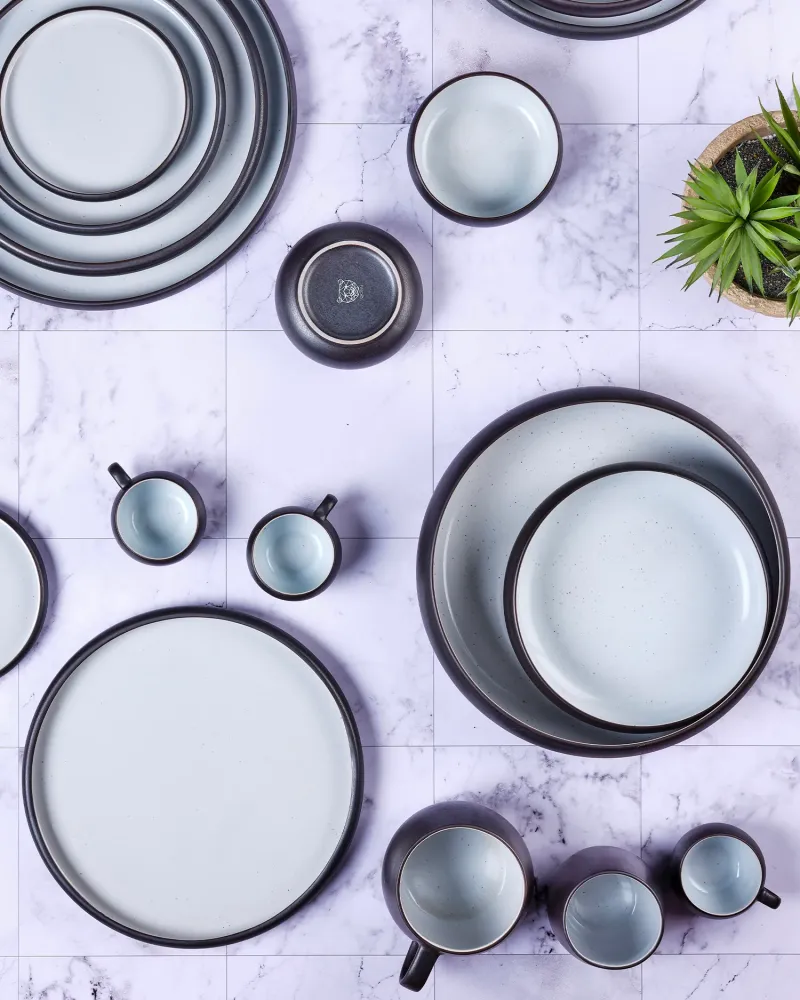 Set 2 portafrutta gres Gourmet