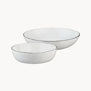 Set 2 portafrutta grès Pure
